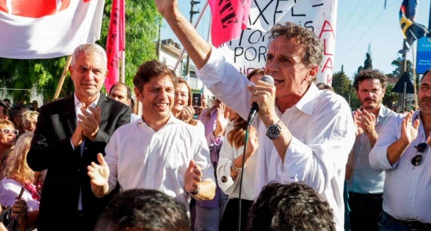 Kicillof y Katopodis recorrieron el nuevo corredor urbano de la Avenida 32