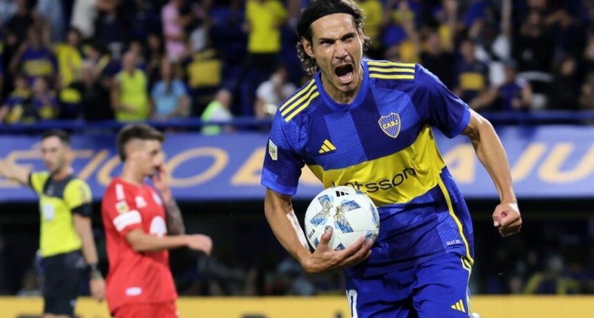 Boca se reencontr&oacute; con el triunfo en una gran noche de Cavani 