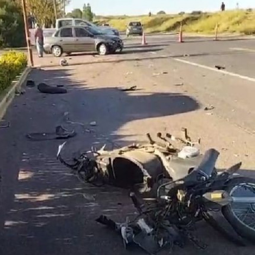 Impresionante Accidente de transito en la ruta 229 deja como saldo mujer internada