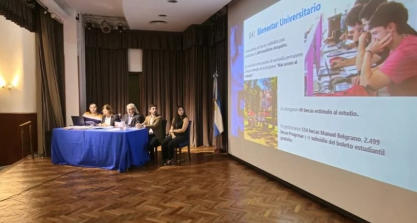 La UNS present&oacute; su informe anual 2024 a la Asamblea Universitaria