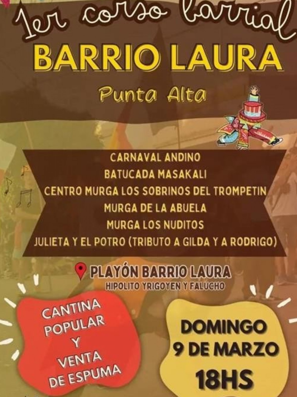 El barrio Laura tendra corsos