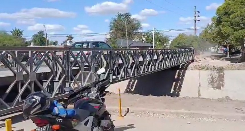 El puente sobre el Canal Maldonado ya est&aacute; habilitado para circular