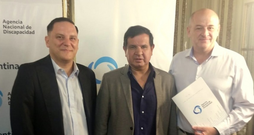 El municipio firmo convenio con la Agencia Nacional de Discapacidad 