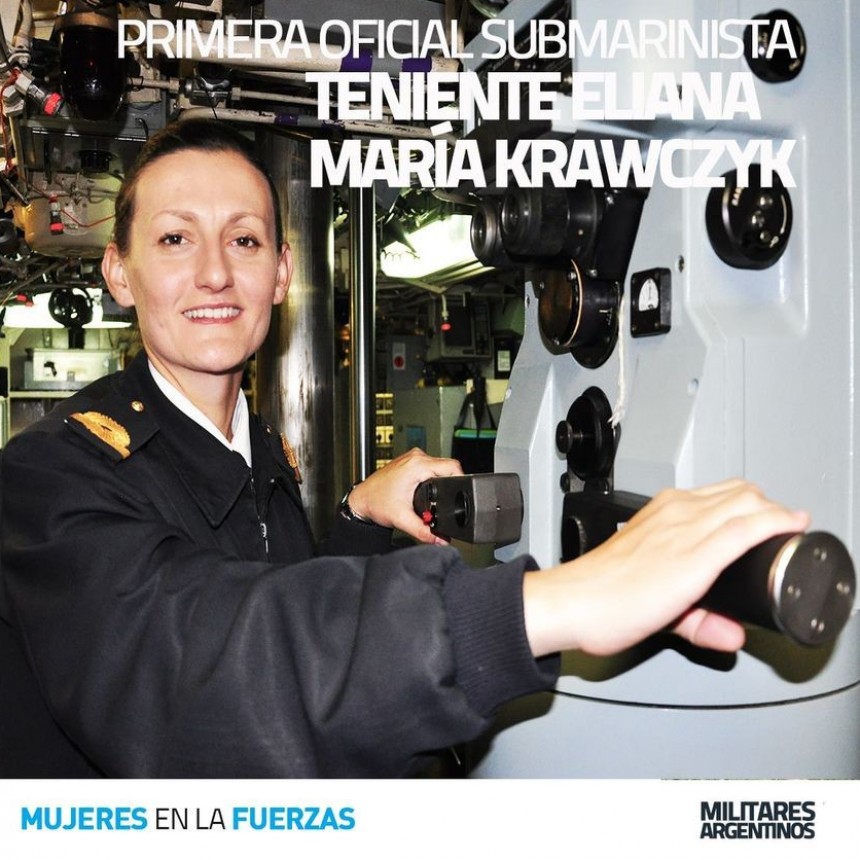 Honores y Reconocimientos a la primera Oficial Submarinista Argentina