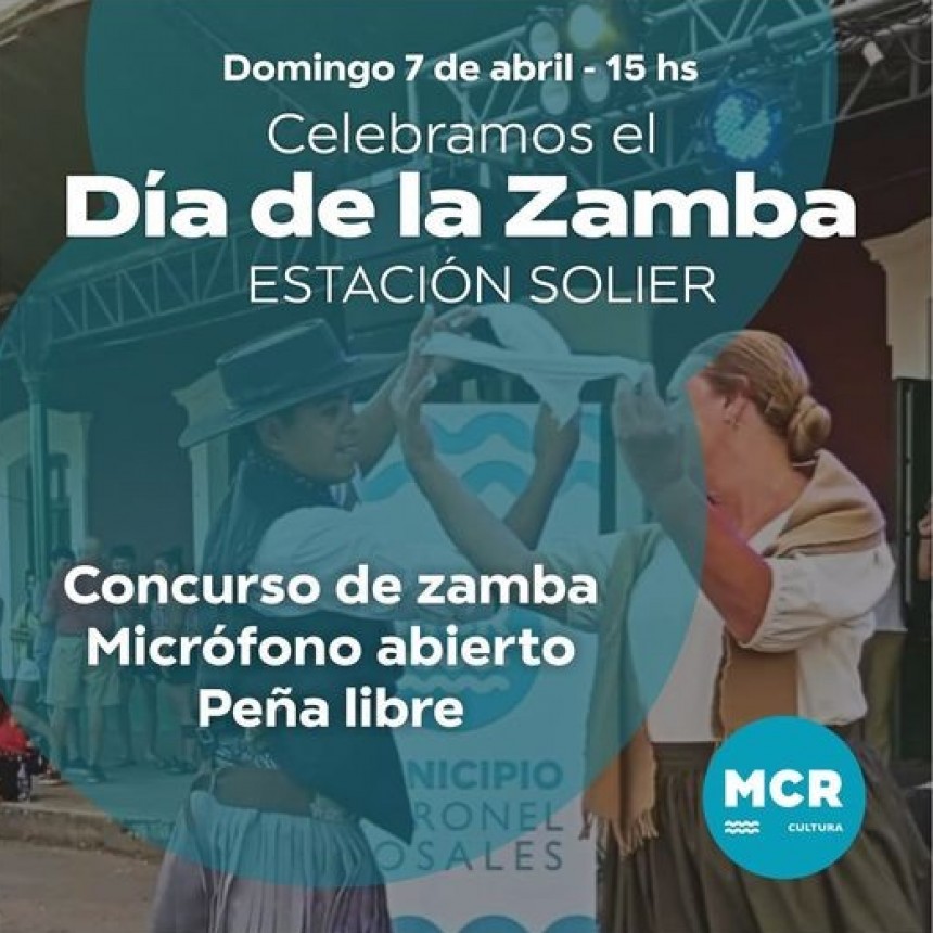 Agenda de fin de semana: Festejamos el dia de la Zamba