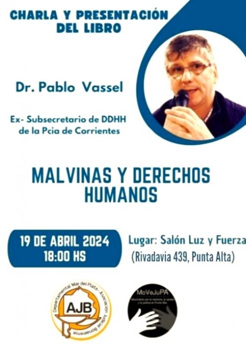 Charla presentaci&oacute;n de libro auspiciado por MOVEJUPA