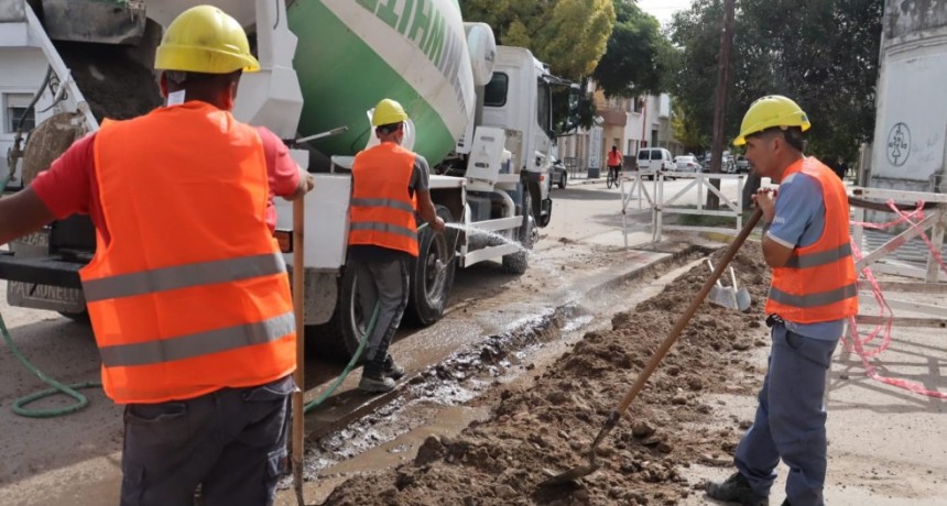 Reinician trabajos de reparaci&oacute;n en obras de recambio de ca&ntilde;eria