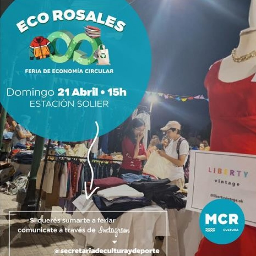 Agenda de finde: Feria Circular &laquo;Eco Rosales&raquo;