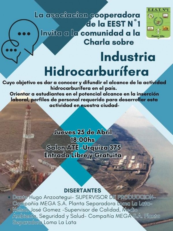 Charla abierta sobre Industria de hidrocarburos