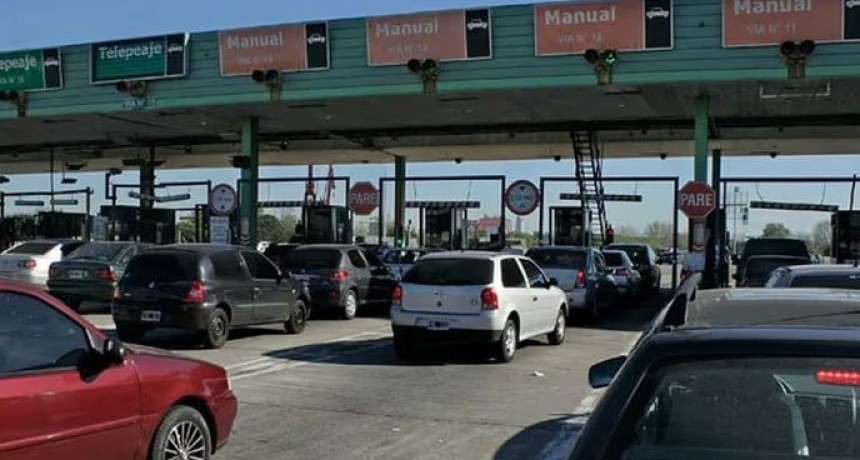 Rige el aumento del 200%  en los peajes en todos los corredores viales nacionales