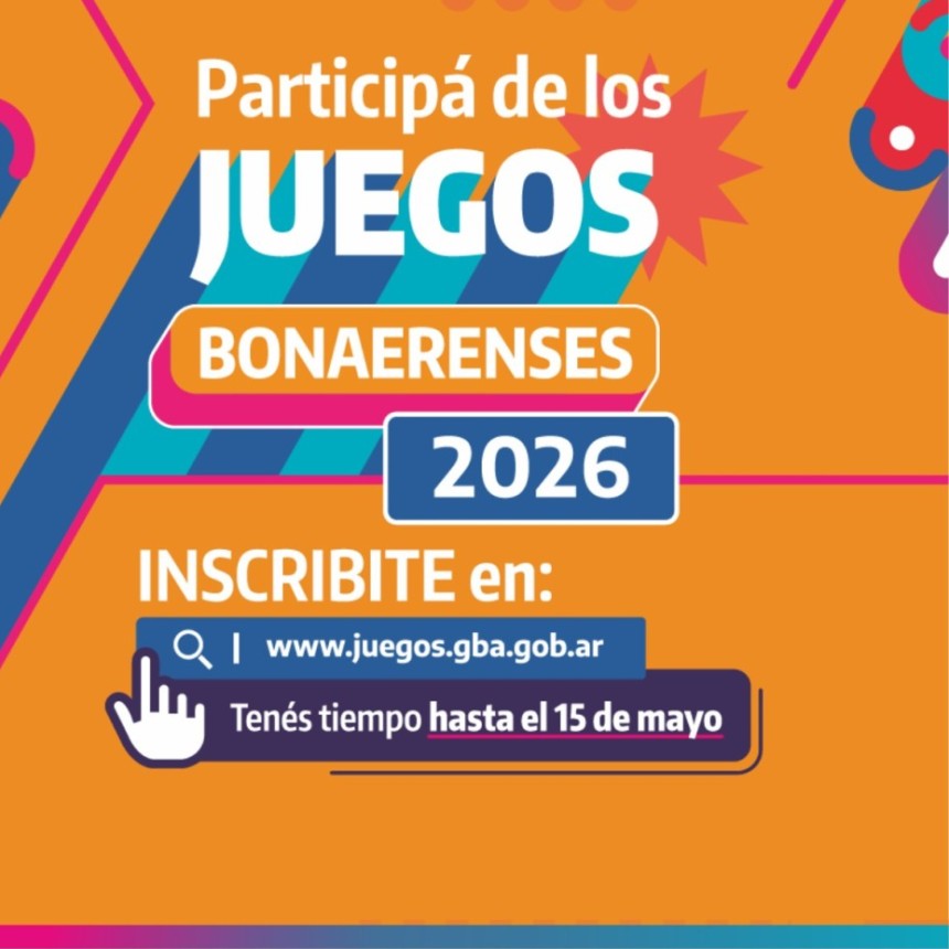 Abrieron las inscripciones para los Juegos Bonaerenses 2026 