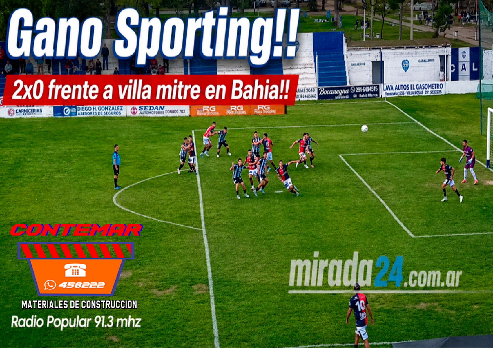 Triunfazo de Sporting en Bahia!!