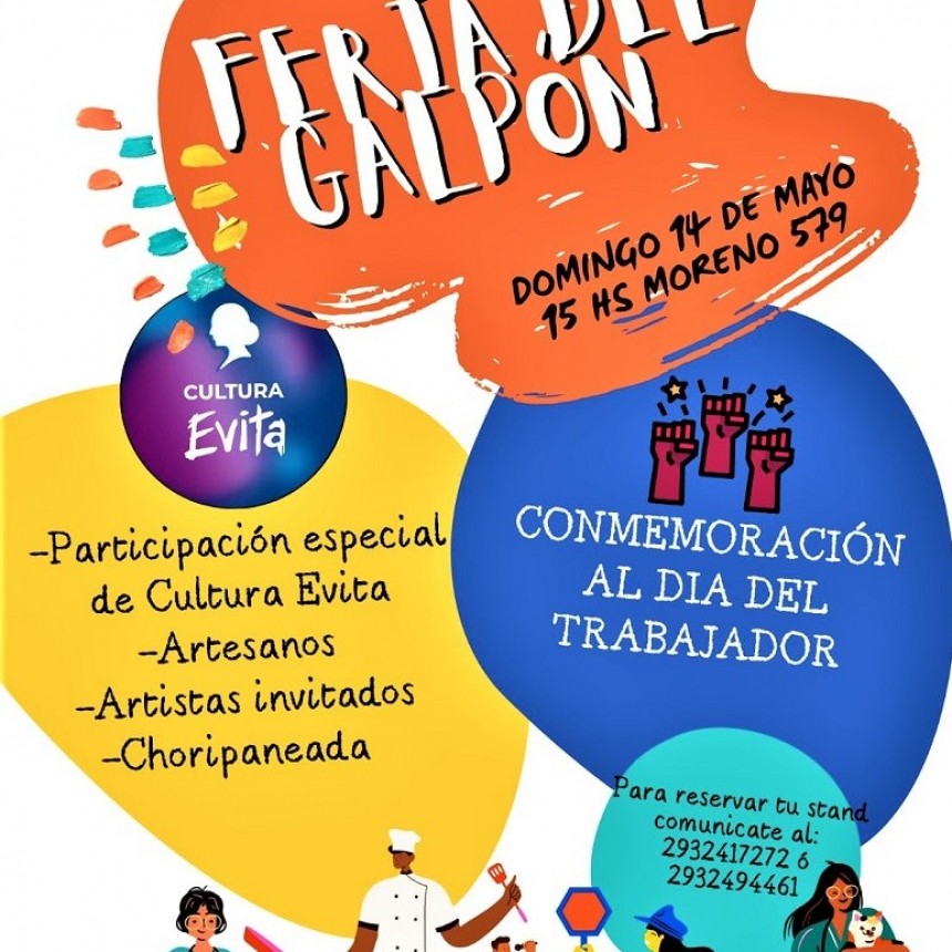 Feria Artesanal y Artistica por el dia del trabajdor