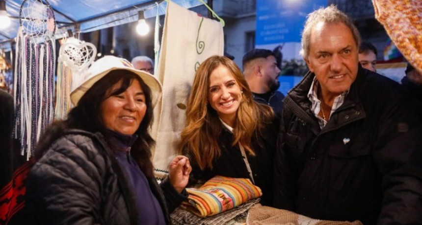 Albistur empez&oacute; a juntar avales para presentar la formula Scioli - Tolosa Paz