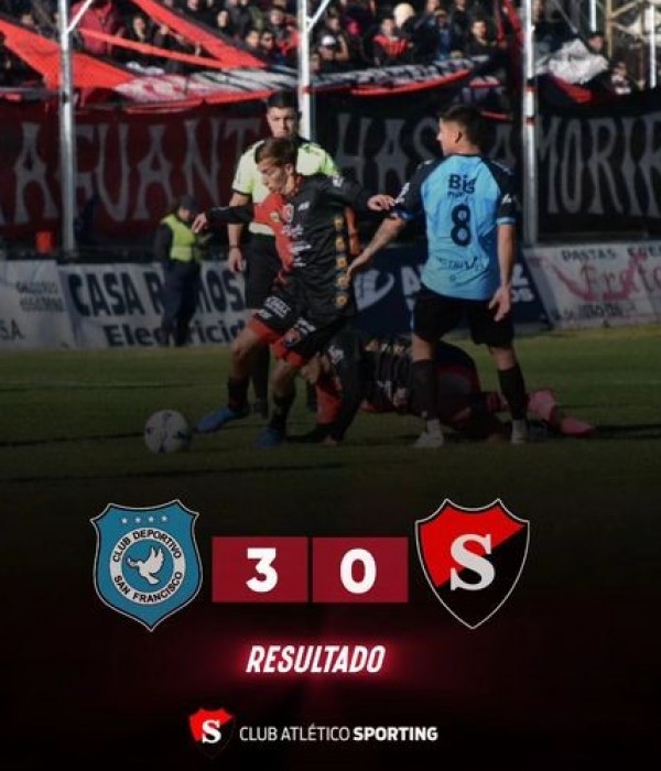 Sporting cayo frente al Puntero San Francisco