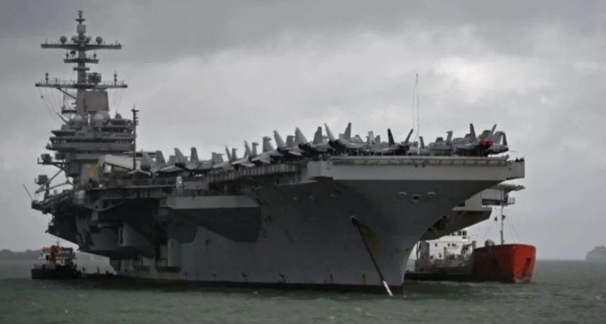 Uno de los portaaviones nucleares estadounidenses m&aacute;s imponentes llegar&aacute; este lunes al pa&iacute;s