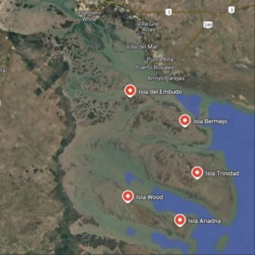 Villarino reclama que le devuelvan dos islas que hoy pertenecen a Coronel Rosales