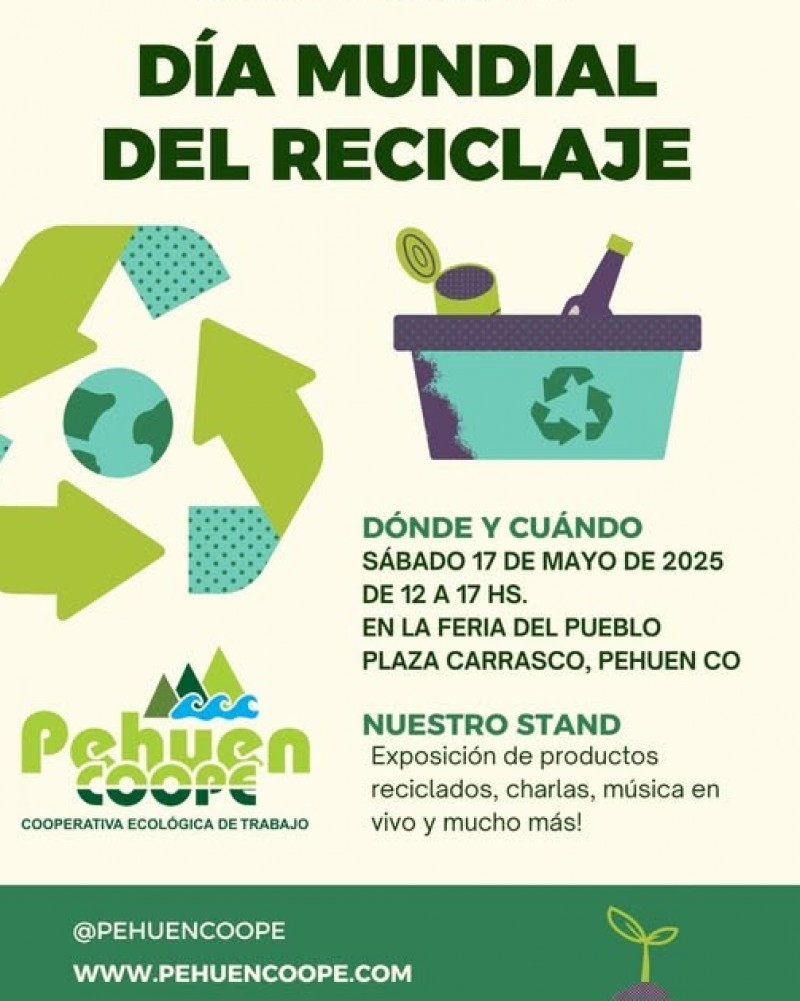 Dia mundial del Reciclado en Pehuen