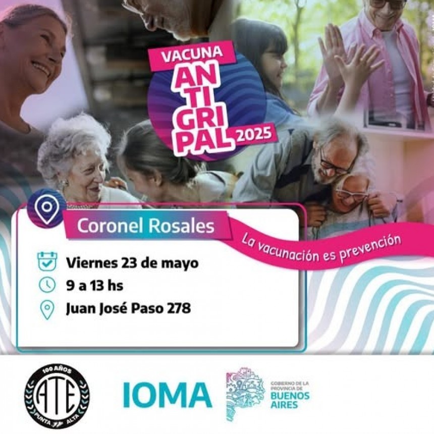 ATE: &iexcl;Campa&ntilde;a gratuita de vacunaci&oacute;n antigripal! 