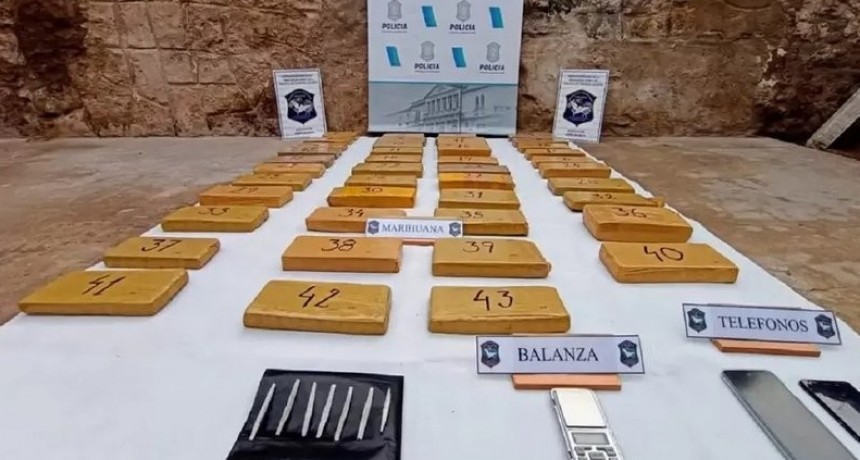 Ten&iacute;a domiciliaria y 34 kilos de marihuana: lo condenaron