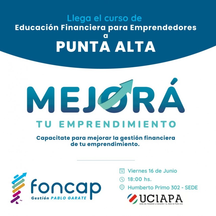 &ldquo;Mejor&aacute; t&uacute; emprendimiento&rdquo;