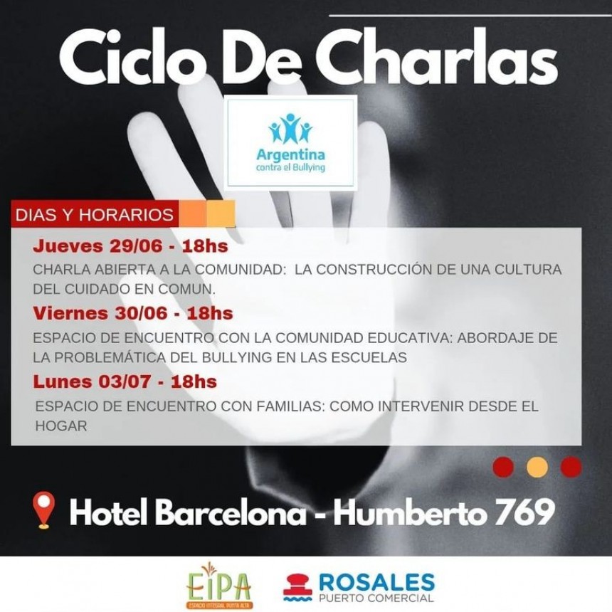 Siclo de Charlas contra el Bullyng en la ciudad