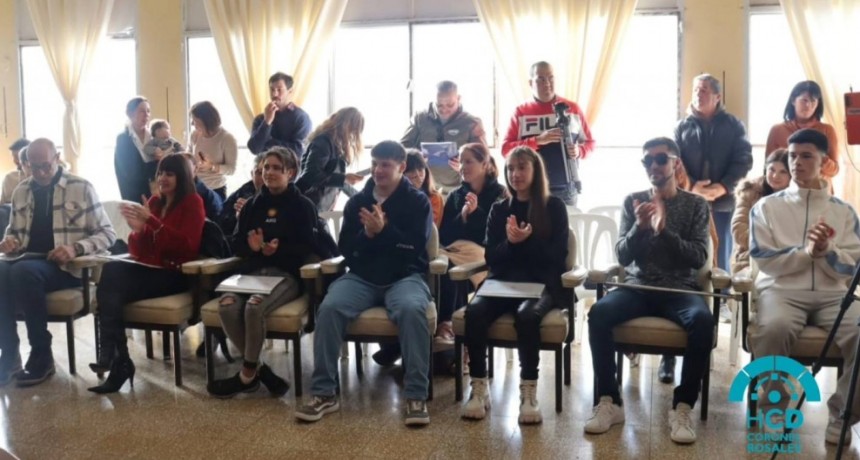 El Concejo deliberante Rosale&ntilde;o reconoci&oacute; a deportistas Locales