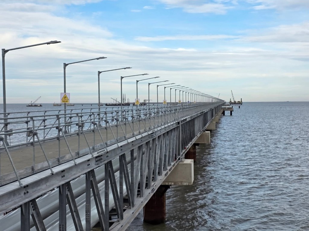 Exportaciones desde Vaca Muerta: inauguraron las obras de Oiltanking/Otamerica en Puertos Rosales 
