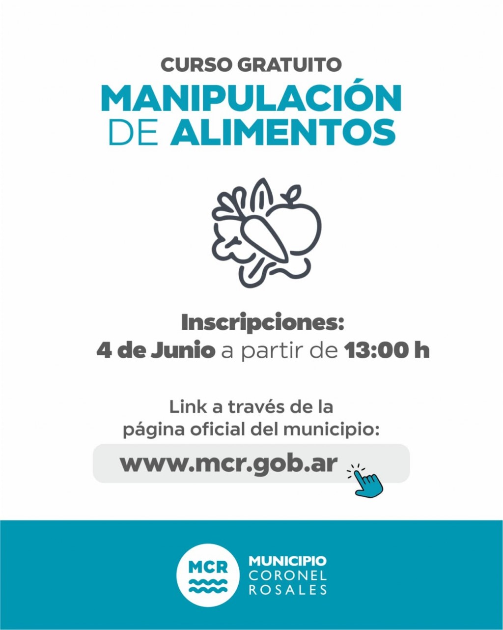 Abren Inscripciones para curso de Manipulación de Alimentos