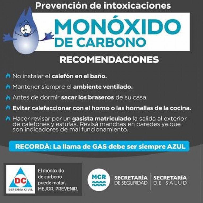 Alertan sobre mon&oacute;xido de carbono