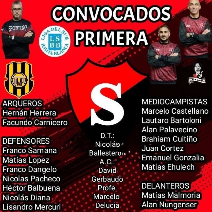 Sporting vs Olimpo en la primera del Clausura de la Liga del Sur