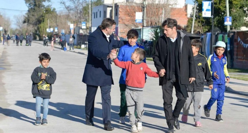 PILAR : Kicillof y Ach&aacute;val inauguraron el entubamiento del canal Agusto