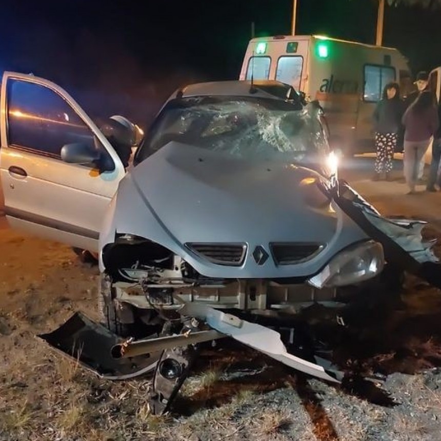 Accidente vehicular en Ruta 229