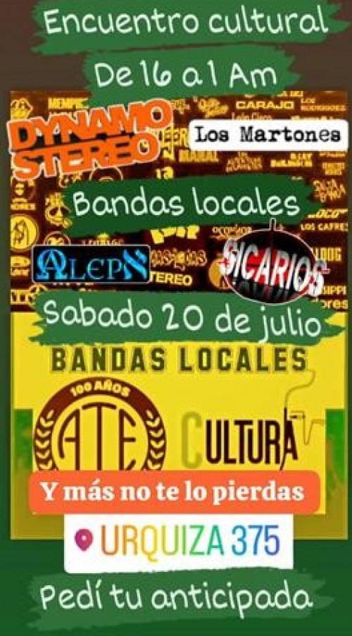 ATE: Primer Encuentro Cultural de Bandas y Solistas del Distrito Rosale&ntilde;o