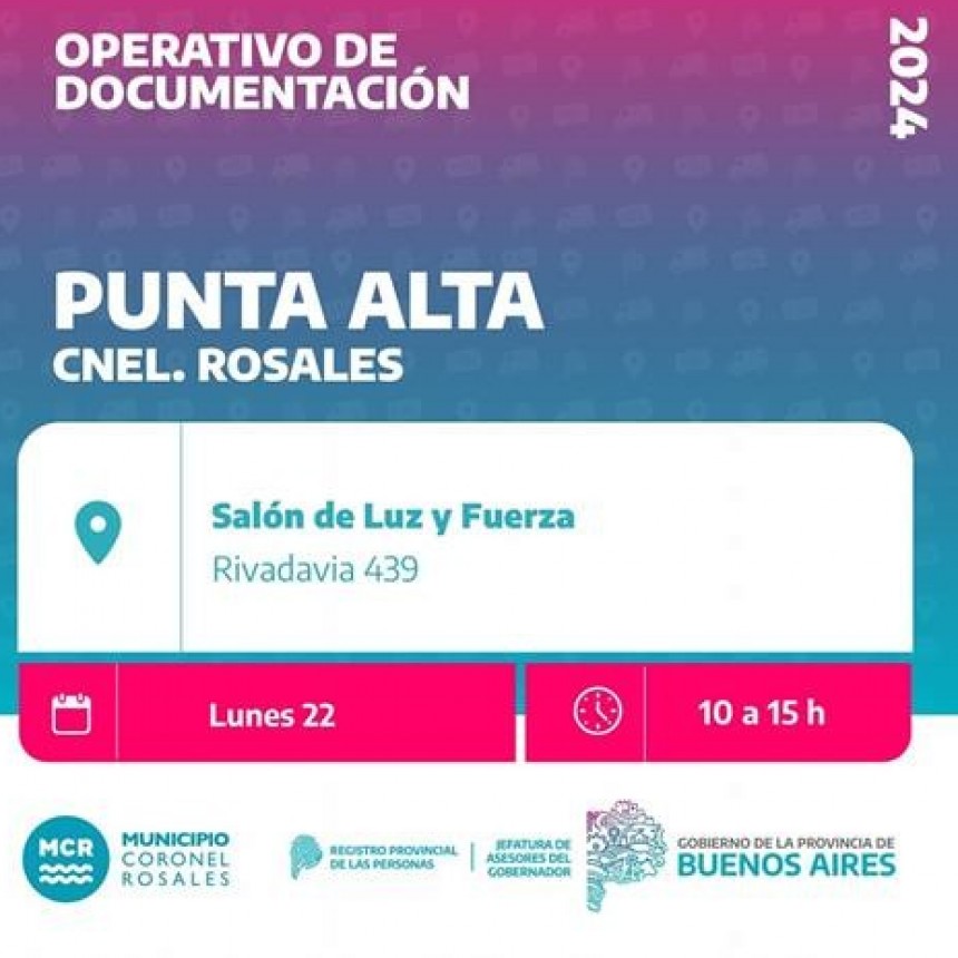 Operativo de Documentaci&oacute;n en el Distrito