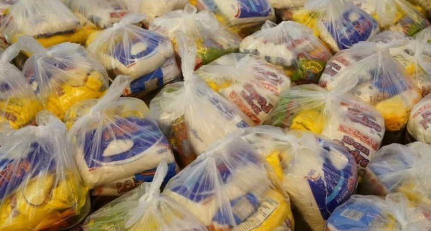 Entrega de M&oacute;dulos Alimentarios de Julio en el distrito