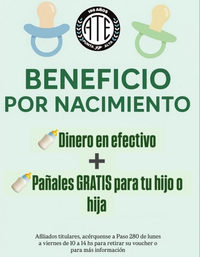 Ate: Beneficios por Nacimiento