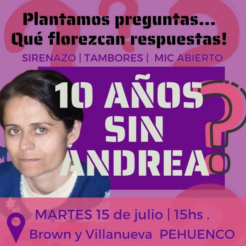 Andrea Esnaola: una desaparici&oacute;n que sigue doliendo en Pehuen Co