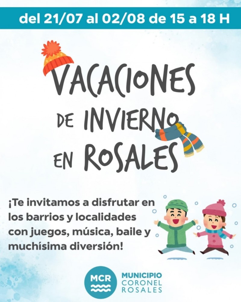 &iexcl;Llegan las vacaciones de invierno en Rosales!