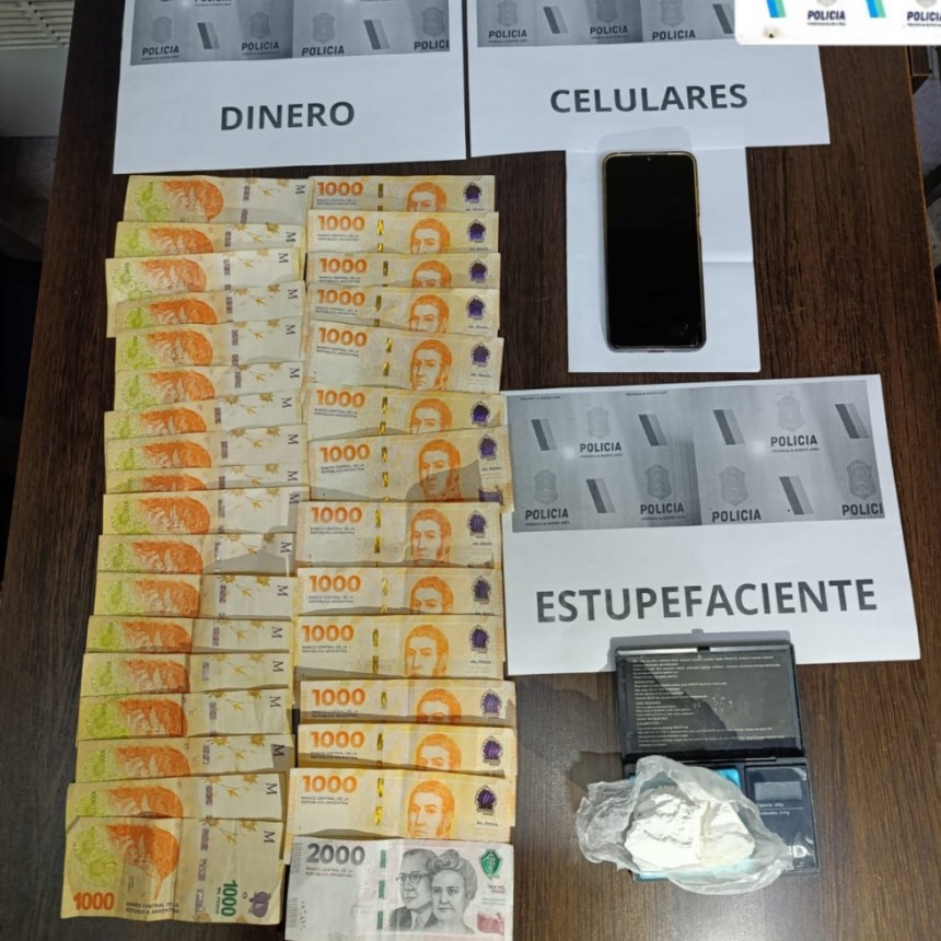 Detenido por transportar cocaina
