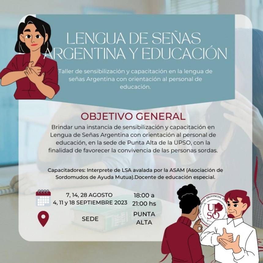 Charla de Sensibilizacion en la lengua de Se&ntilde;as Argentina 