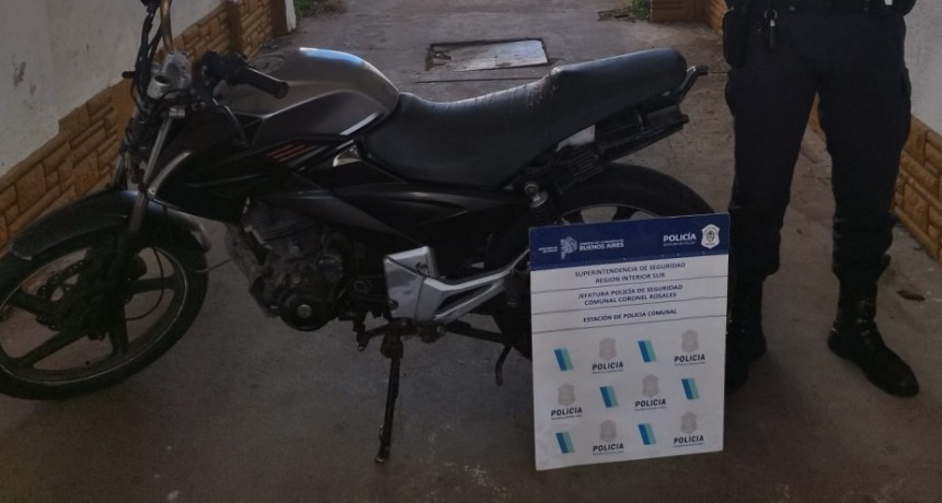 Detenido por circular con moto robada