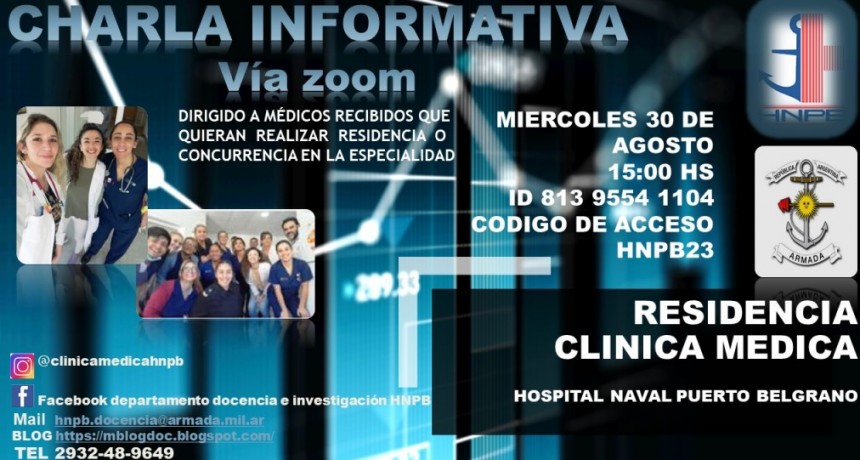 Charla Informativa sobre Residencia Medica