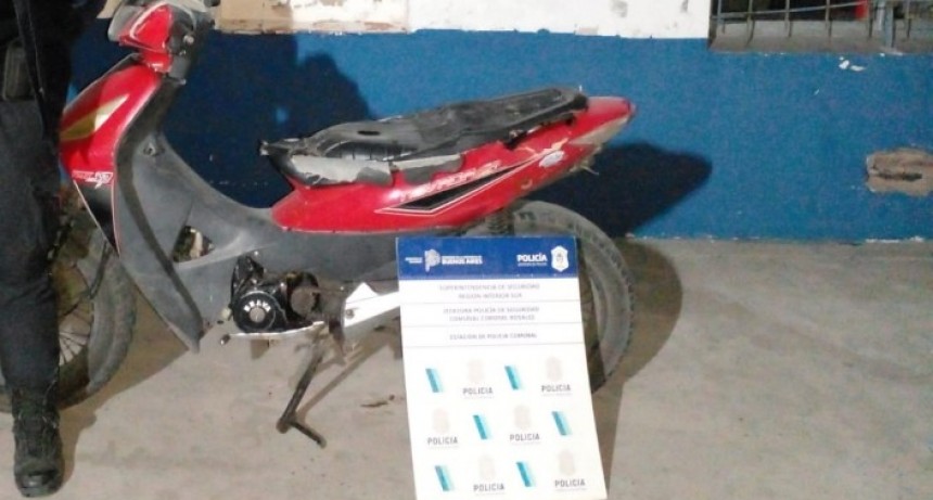 Detenido por circular con moto robada