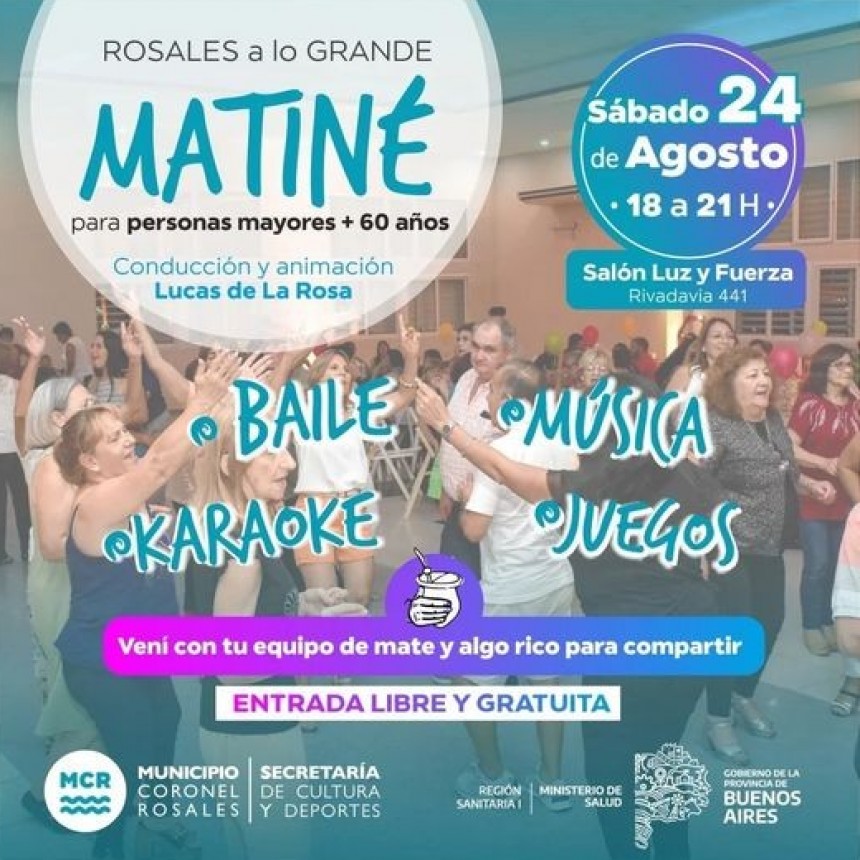 Matine para Adultos mayores de 60 a&ntilde;os!!