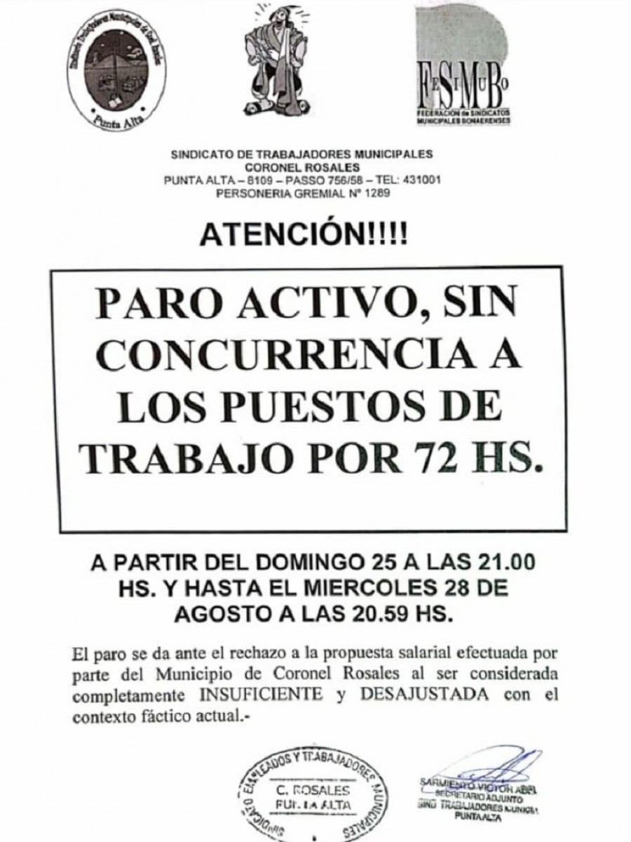 Sin soluci&oacute;n continua el paro de trabajadores municipales