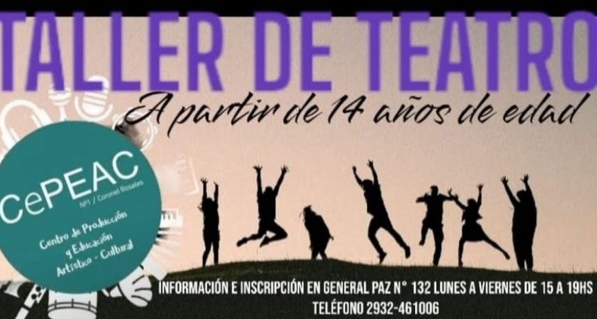 Cepeac n&ordm;1: Abren inscripciones para el Taller de Teatro