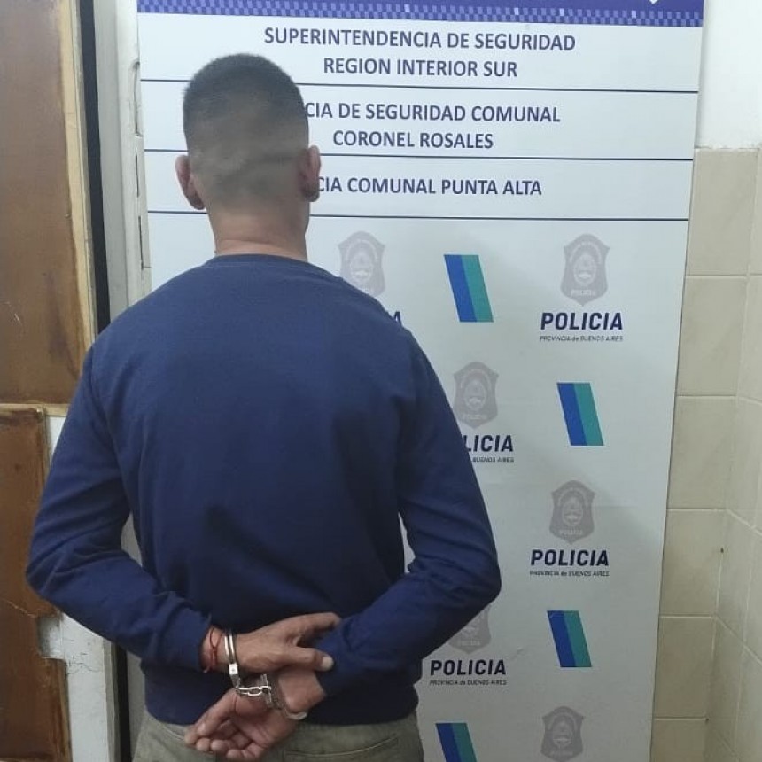 Detenido en Punta Alta por captura activa