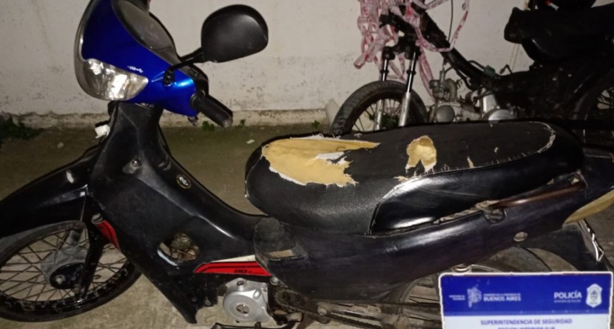 Aprehendido por motoveh&iacute;culo con numeraci&oacute;n de chasis suprimida y alterada