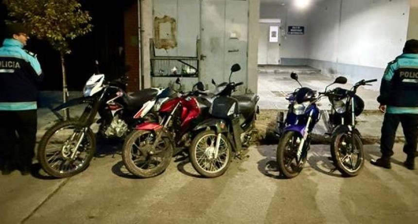 Mega Operativos de tr&aacute;nsito, ocho motos secuestradas